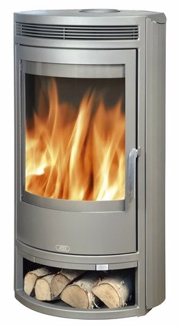 Печь-камин ABX Arktis 6, серая сталь в Бердске